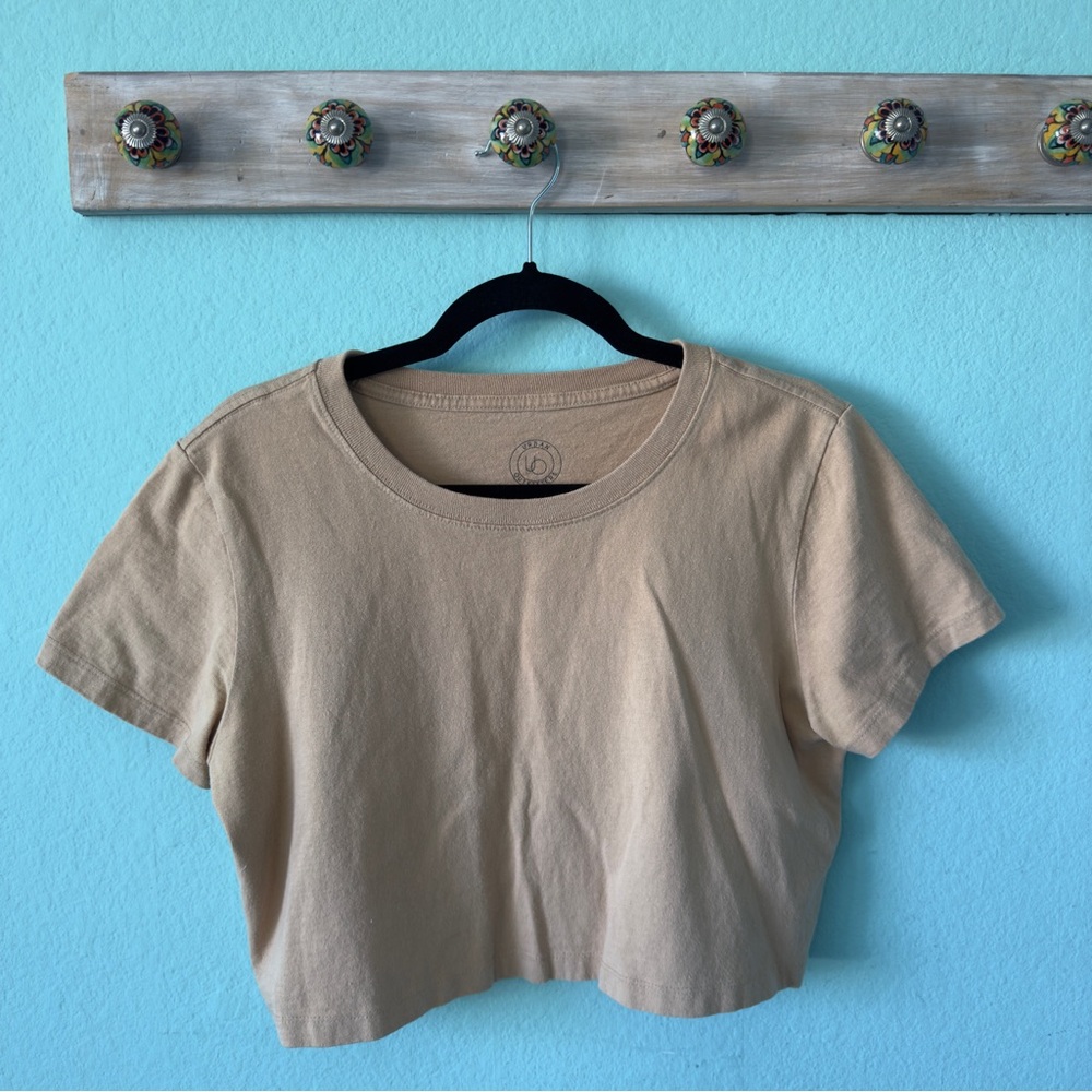 Urban Outfitters Tan Crop Top